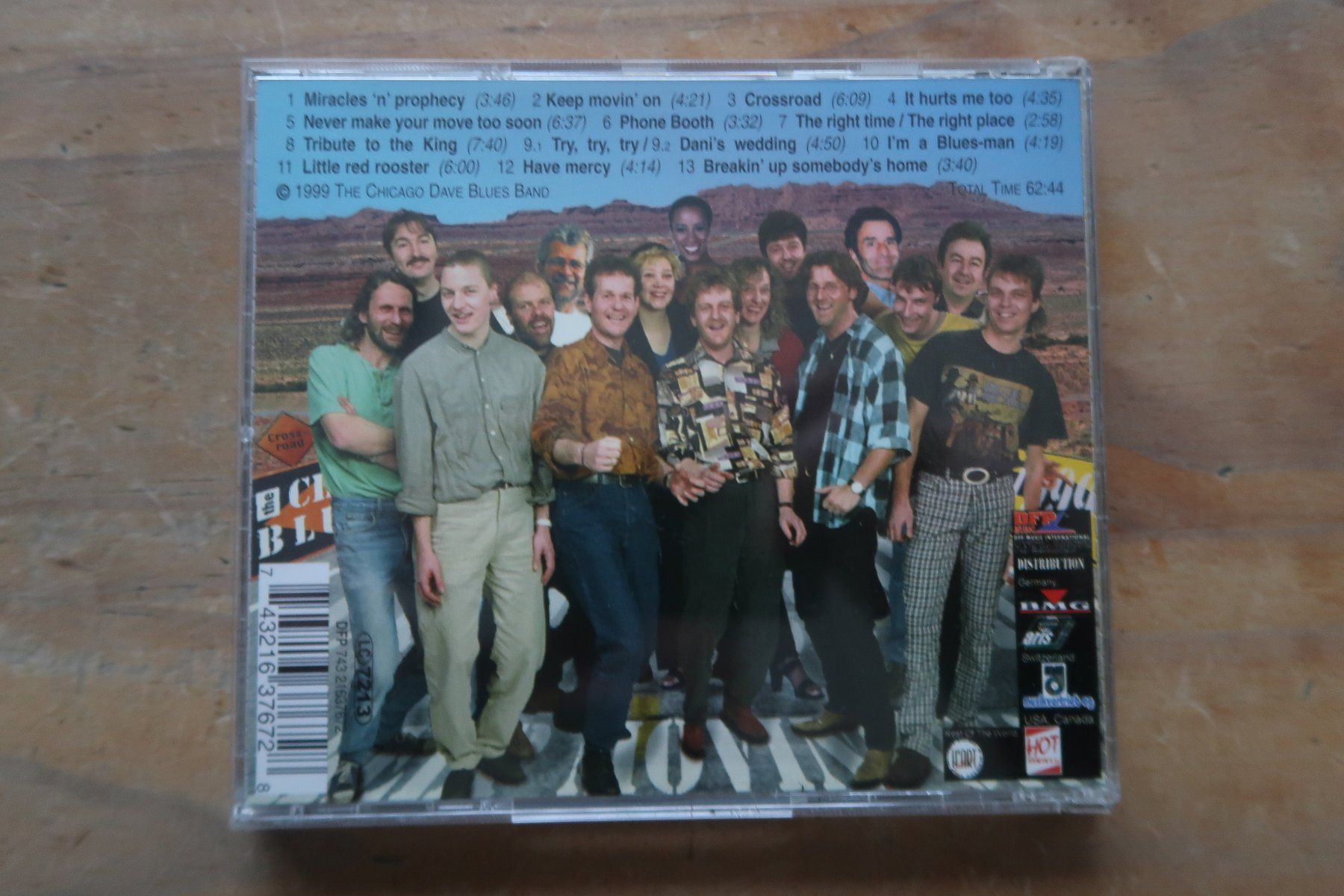 CD: THE CHICAGO DAVE BLUES BAND - CROSSROAD - CD – Usato da Basel venduto da Patiscat 1
