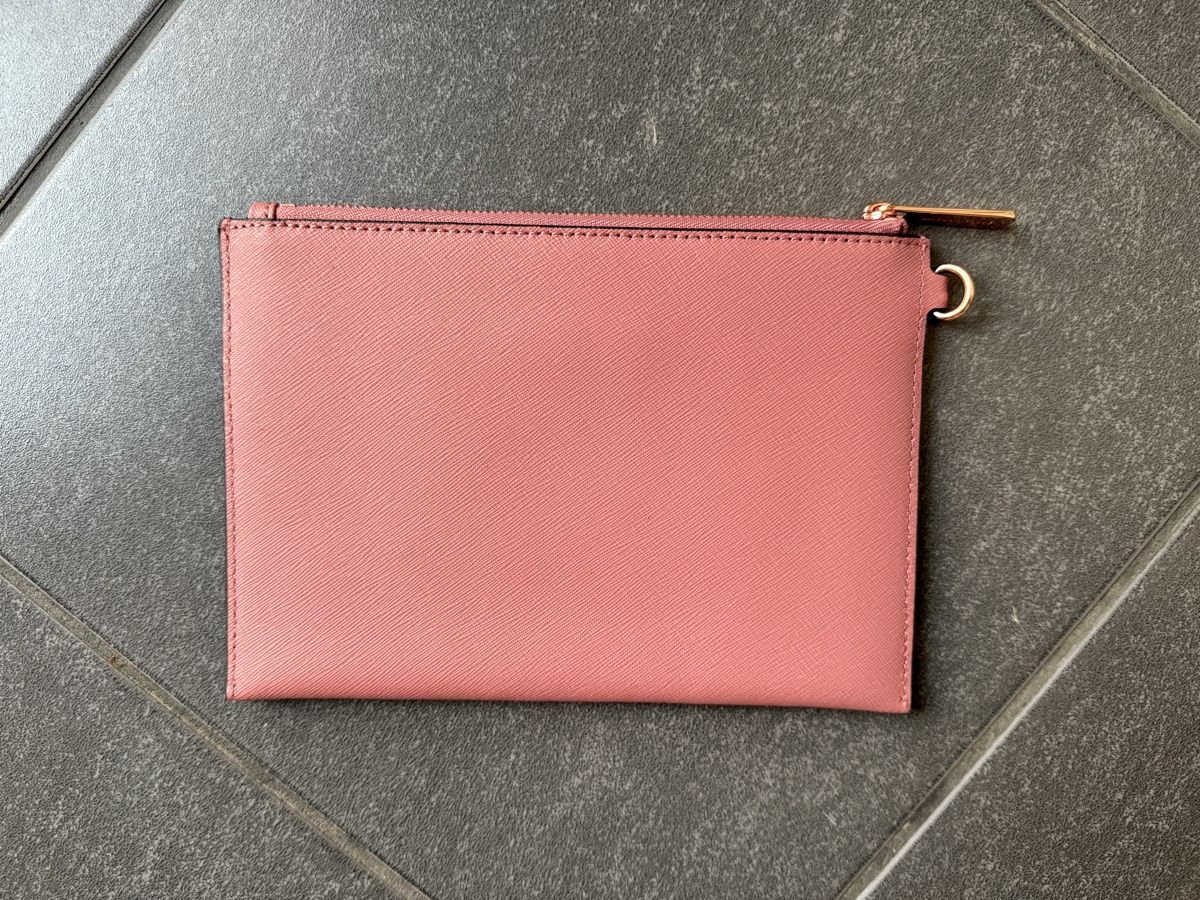 Michael Kors Borse da donna: Michael Kors Leder Organizer Pouch Rosa Roségold – Nuovo (secondo la descrizione) da Genève venduto da mimi479247 1