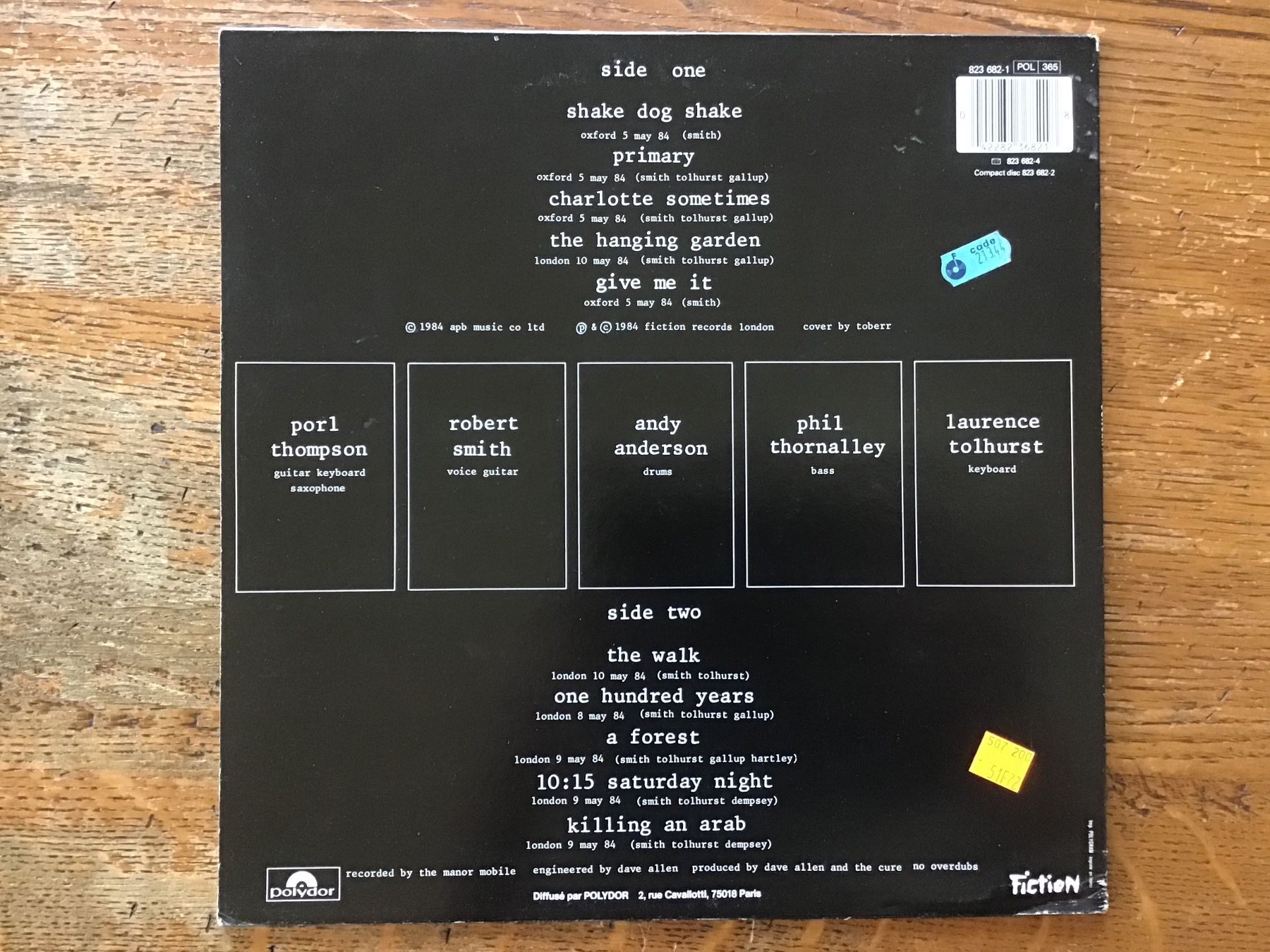 Schallplatten: LP The Cure 1 – Gebraucht aus Fully von Ruby97 1