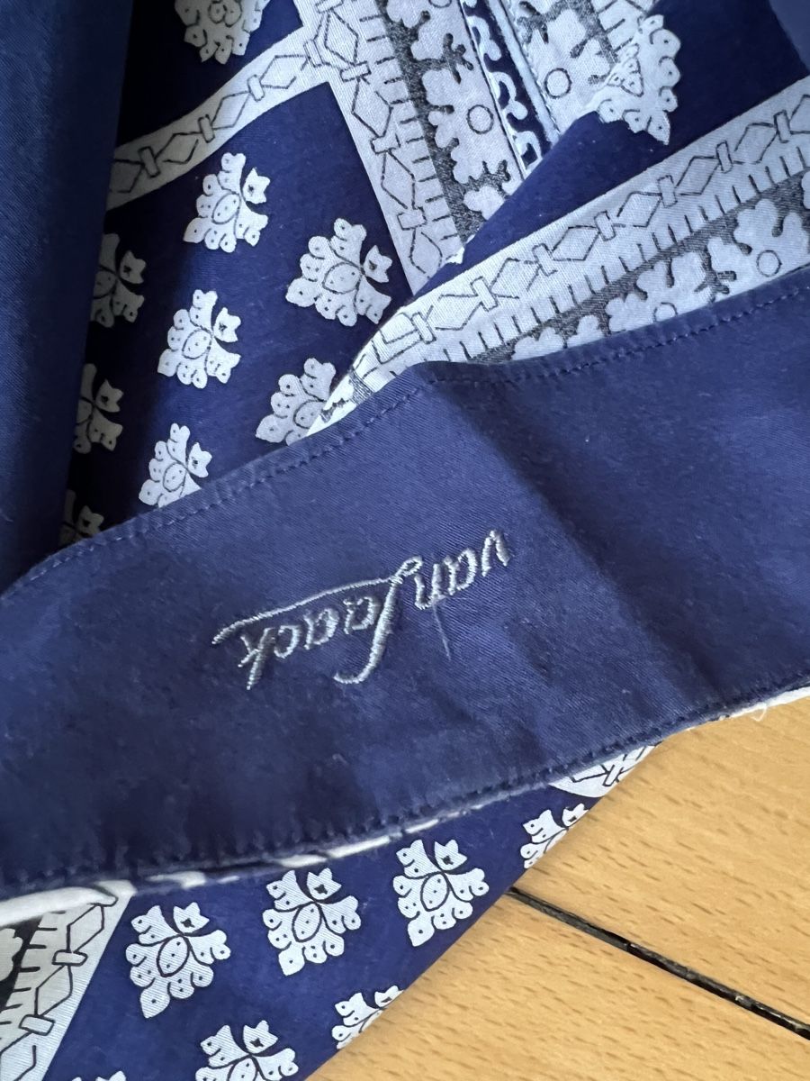 Van Laack Camicette: Van Laack Sommer Bluse, Blau Weiss, Grösse 40 – Usato da Zürich venduto da angielmora 2