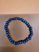 Holzarmband blau, elastisch, fashinonable Accessoire!