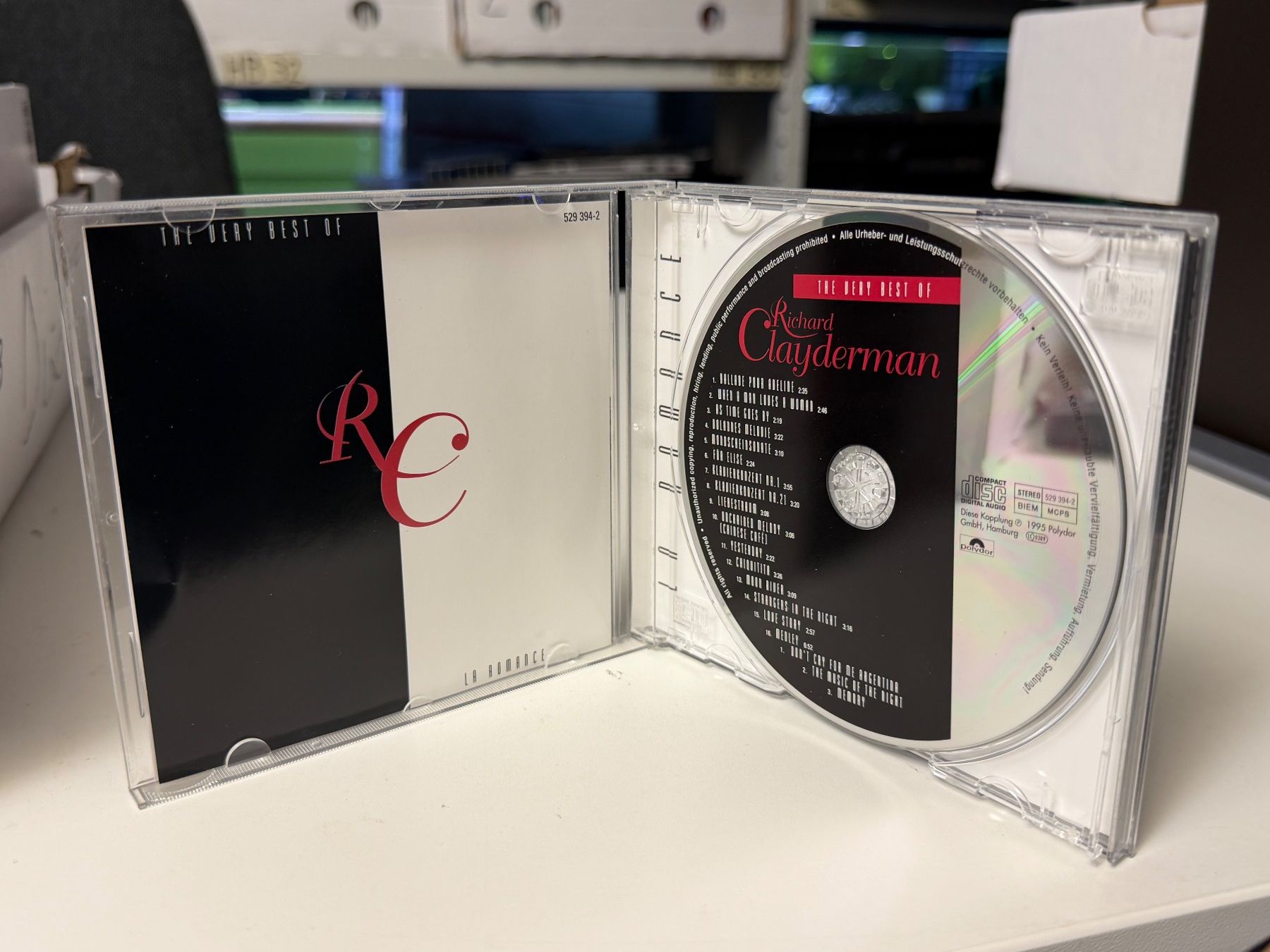 CD: Richard Clayderman - La Romance - HG41D – Usato da Küsnacht ZH venduto da swisssales.net 2