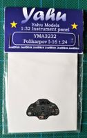 Polikarpov I-16,  Yahu Instrument panel 3D,   M 1:32