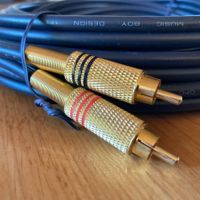 Audio Cinch Kabel vergoldet 5 Meter (high end) ungebraucht