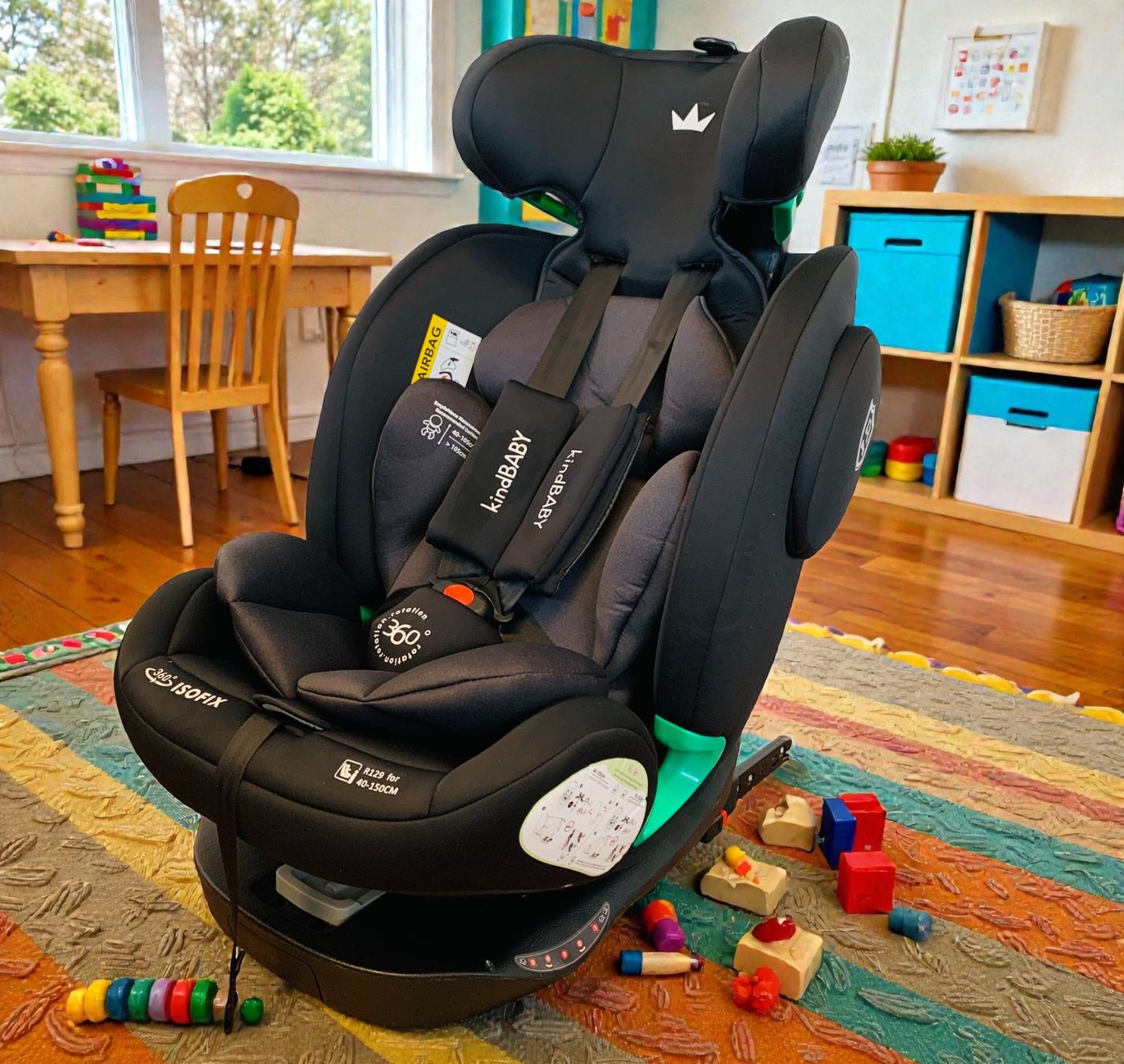 Auto-Kindersitze: ISOFIX Autositz iSize 40-150cm ECE R129 Anthrazit/BLACK NEU – Neu und originalverpackt aus Bergdietikon von shopAgent 6