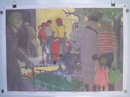 Schulwandbild 201 Lebensalter Bruno Bischofberger 1984 #dus