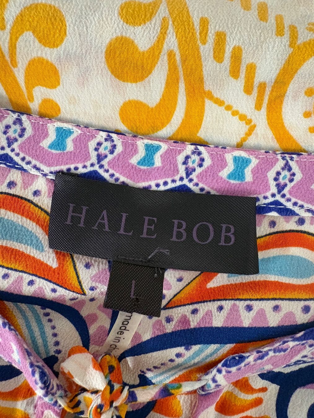 Camicette: Hale Bob Bluse mit buntem Ethno-Muster Gr. L Tunika Seide – Nuovo (secondo la descrizione) da Regensdorf venduto da secondchancefashion 6