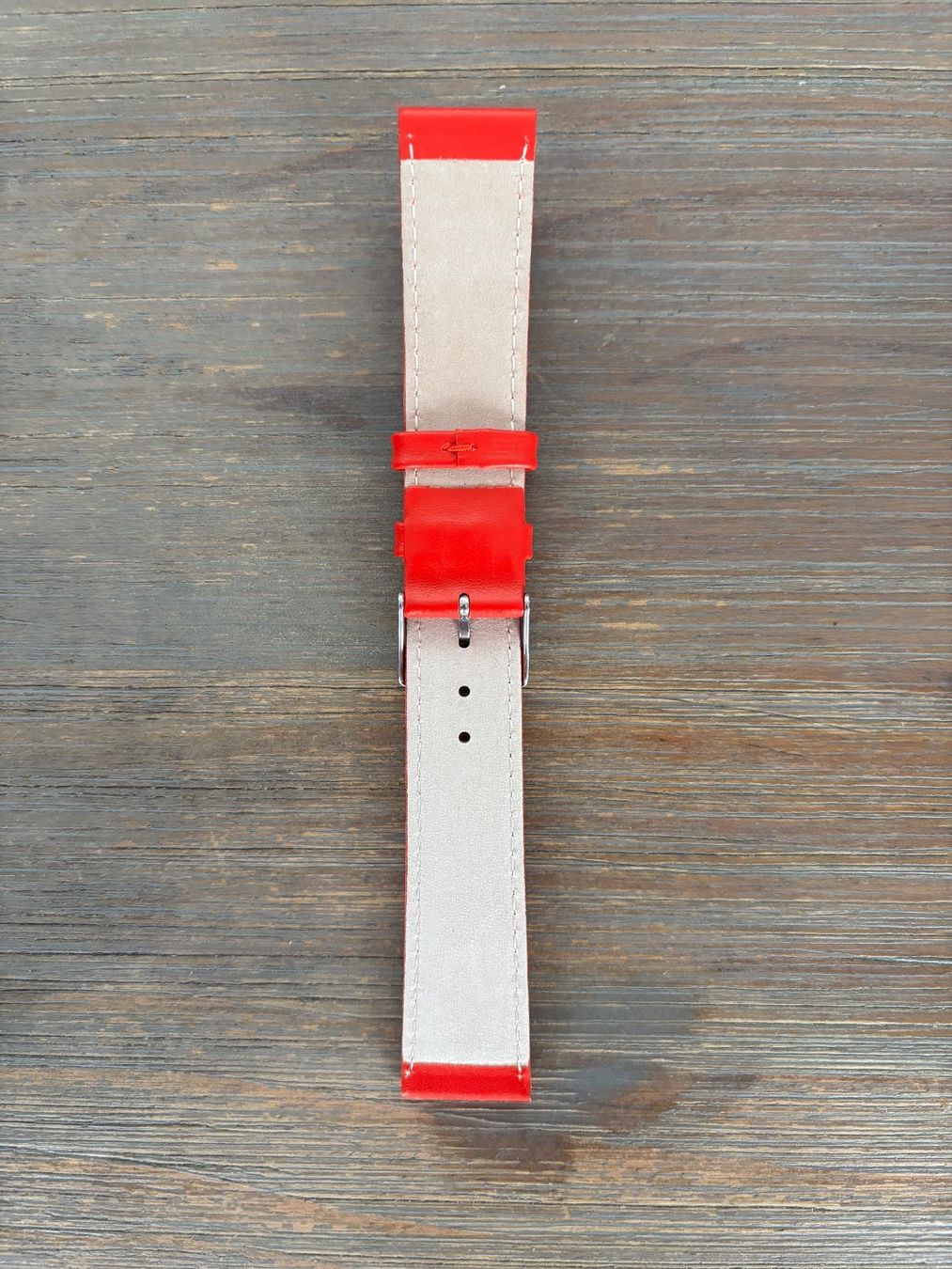 Bracciali & Braccialetti: Leder Uhrenarmband rot 20mm – Nuovo e nell'imballaggio originale da Yverdon-les-Bains venduto da Albinug 2