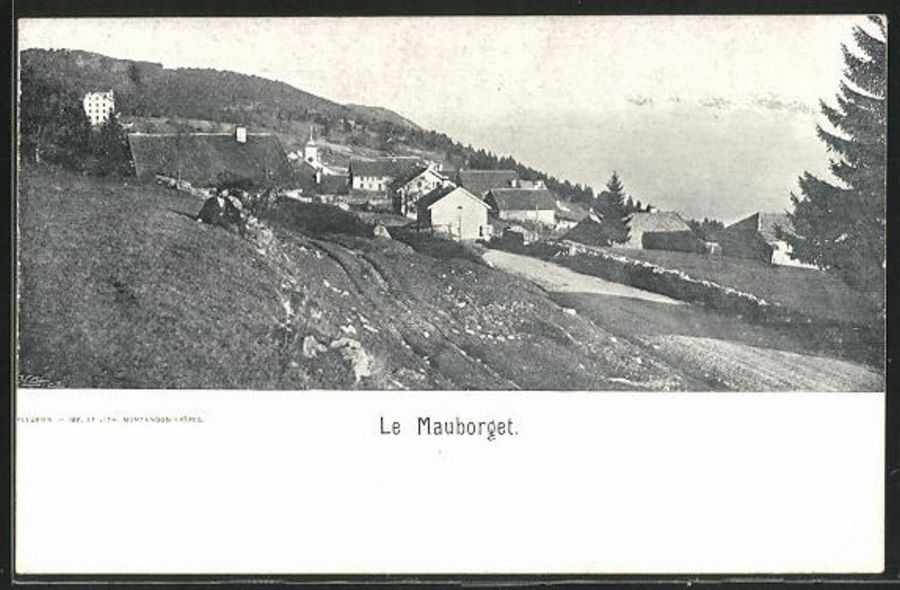 Cartoline postali: Le Mauborget, vers 1900 – Usato da Frauenfeld venduto da POML