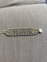 Handgemachtes Armband, Beige/Weiss, Sommer Accessoire!