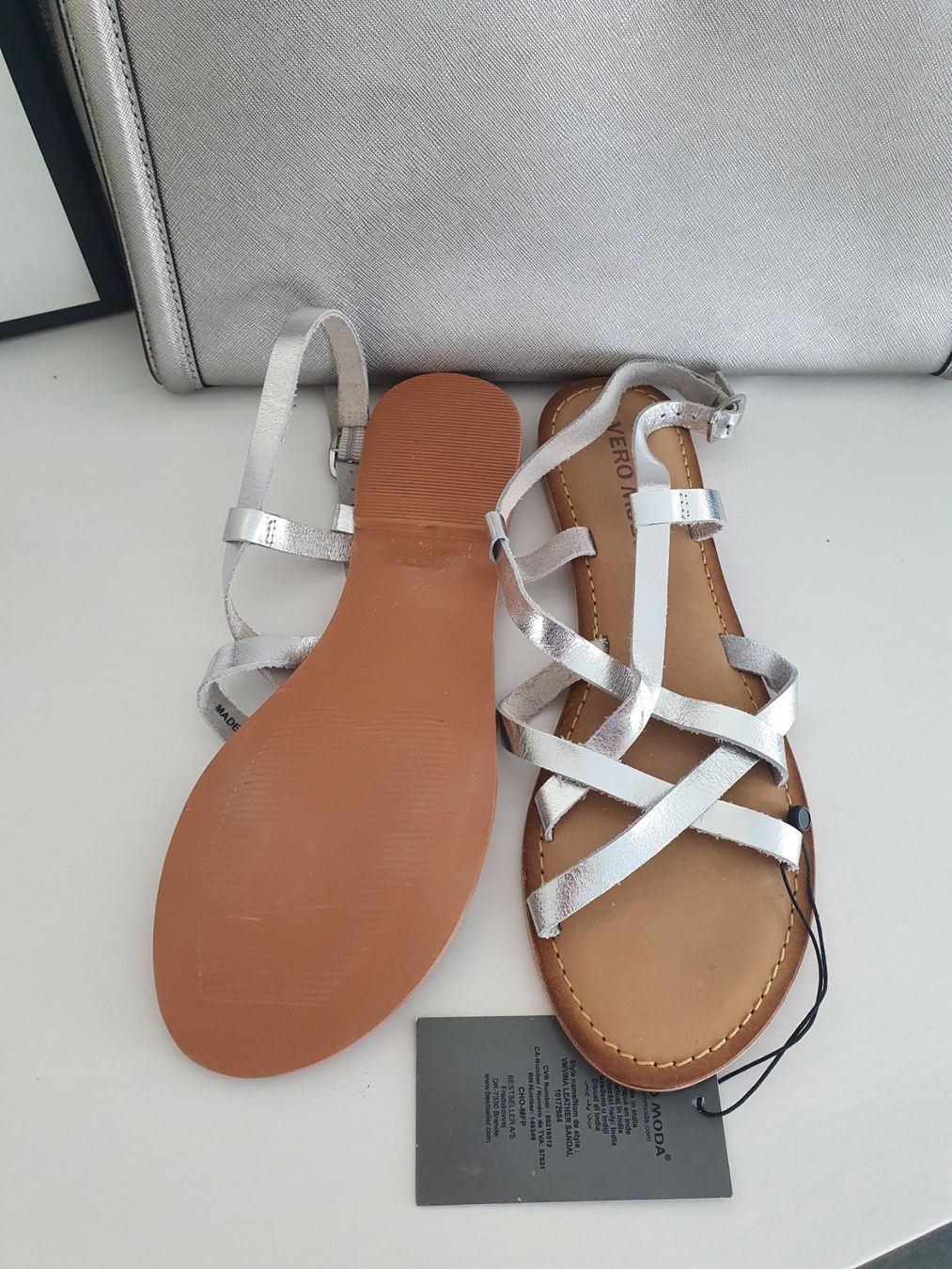Scarpe da donna: Schuhe Vero Moda, Größe 40, silver, Leder – Nuovo e nell'imballaggio originale da Zuchwil venduto da ger_ws6t 2