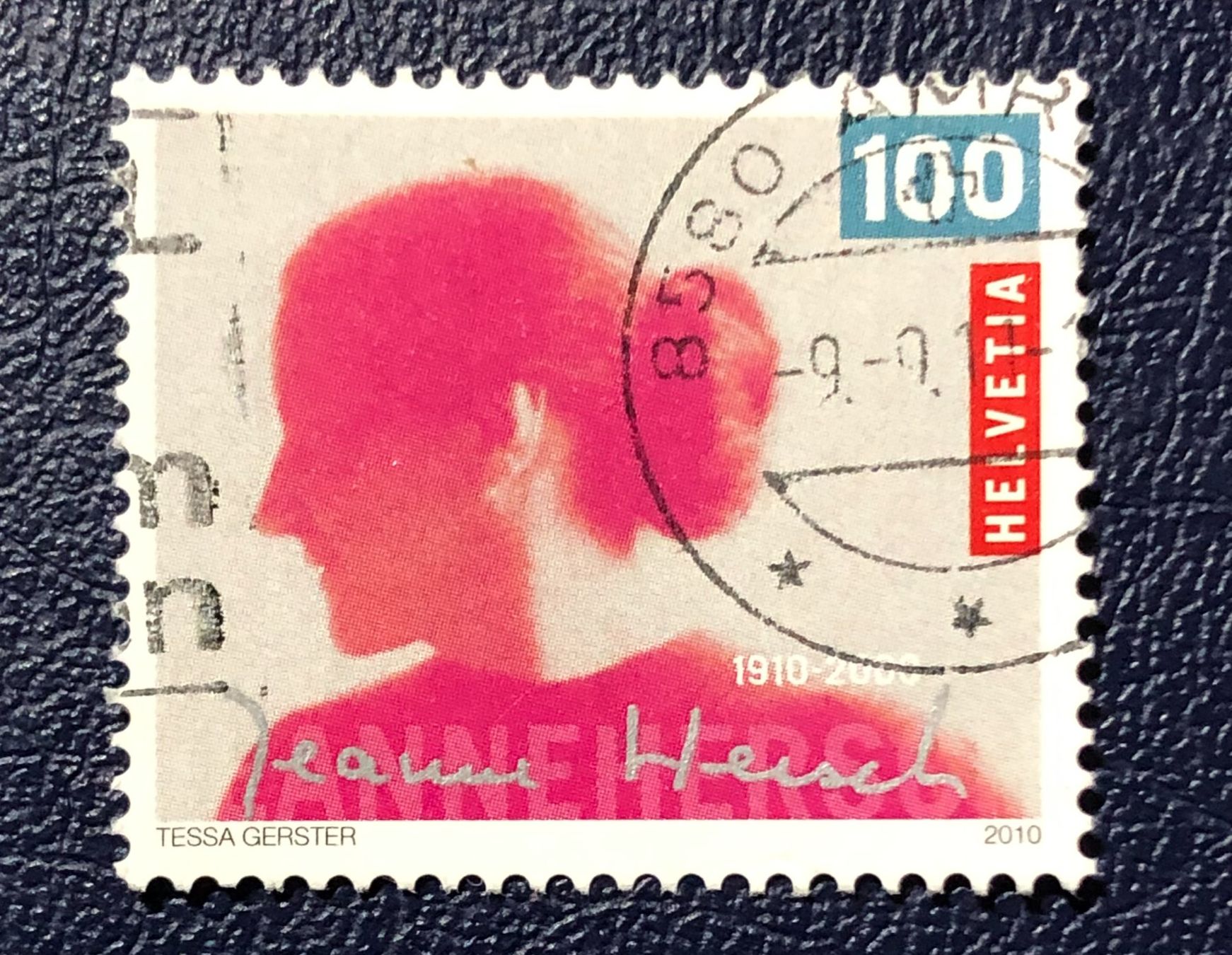Alle Briefmarken: Nr.1367 100 Geburtstag Jeanne Hersch GESTEMPELT  – Gebraucht aus Aarau von Billa007