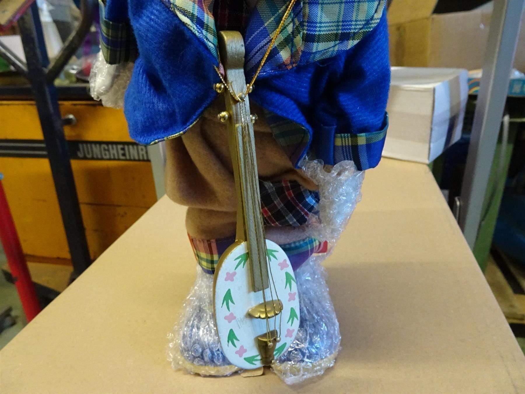 Statuette: Clown Mandoline musik-Spieluhr – Nuovo e nell'imballaggio originale da Necker venduto da liq24 2
