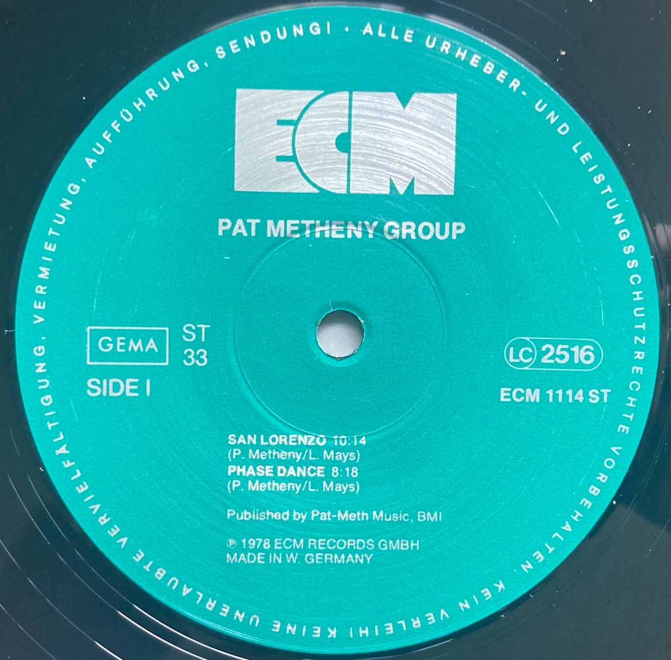 Schallplatten: PAT METHENY GROUP - PAT METHENY GROUP – Gebraucht aus Poliez-Pittet von Newtown-Records 2