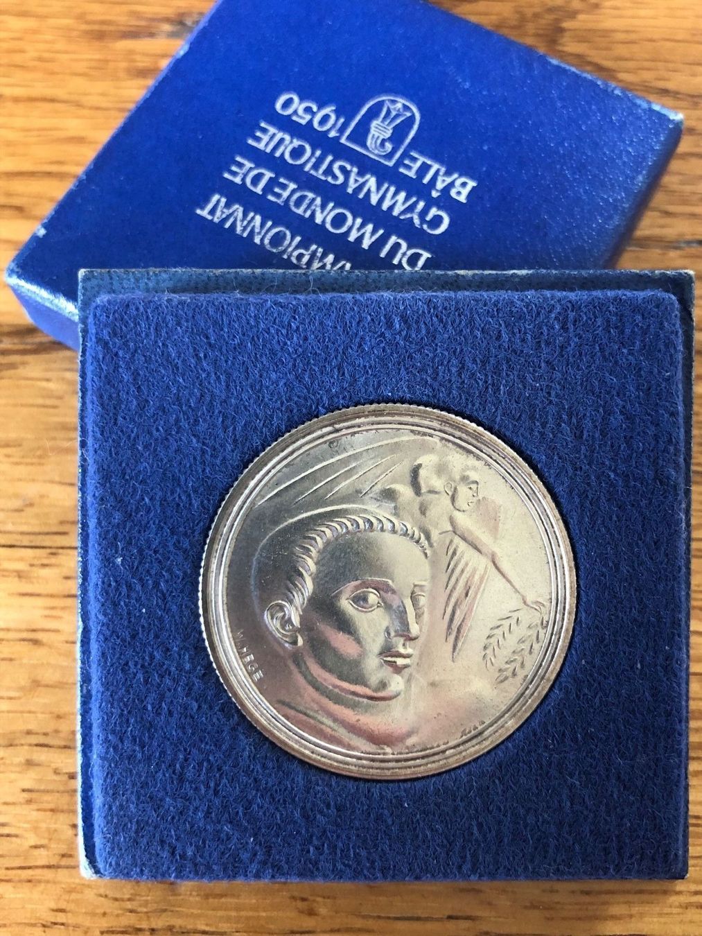 Medaglie: Weltmeisterschaft Basel 1950, Originaletui – Usato da Walenstadt venduto da Stregab