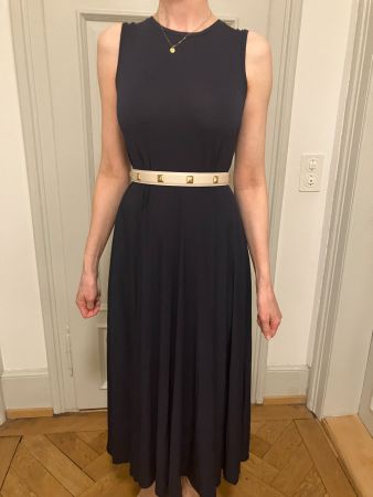 Dunkelblaues Midi-Kleid von Max Mara XS/S
