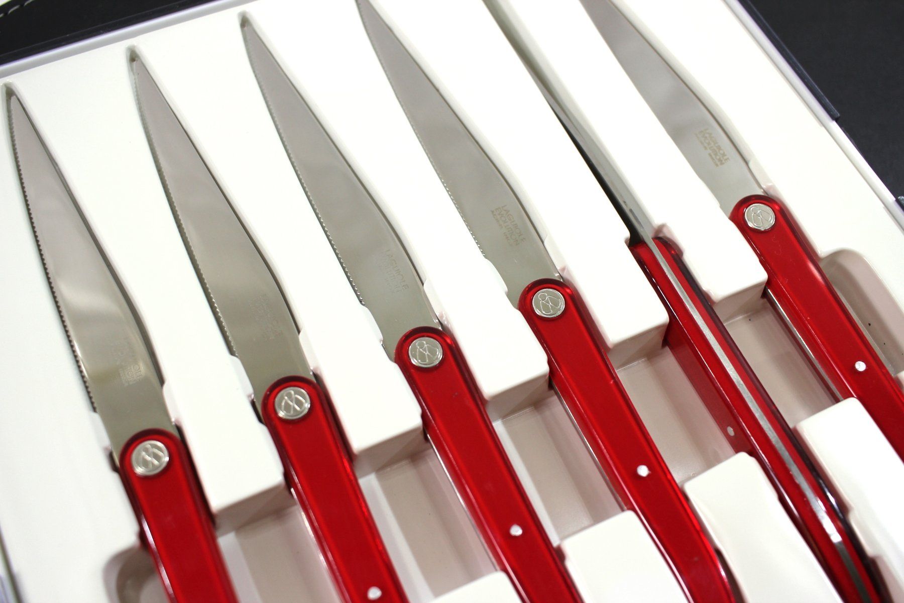 Laguiole Coltelli: Steakmesser 6er-Set in Geschenkbox - AUSWAHL – Nuovo e nell'imballaggio originale da Kägiswil venduto da nick333 5