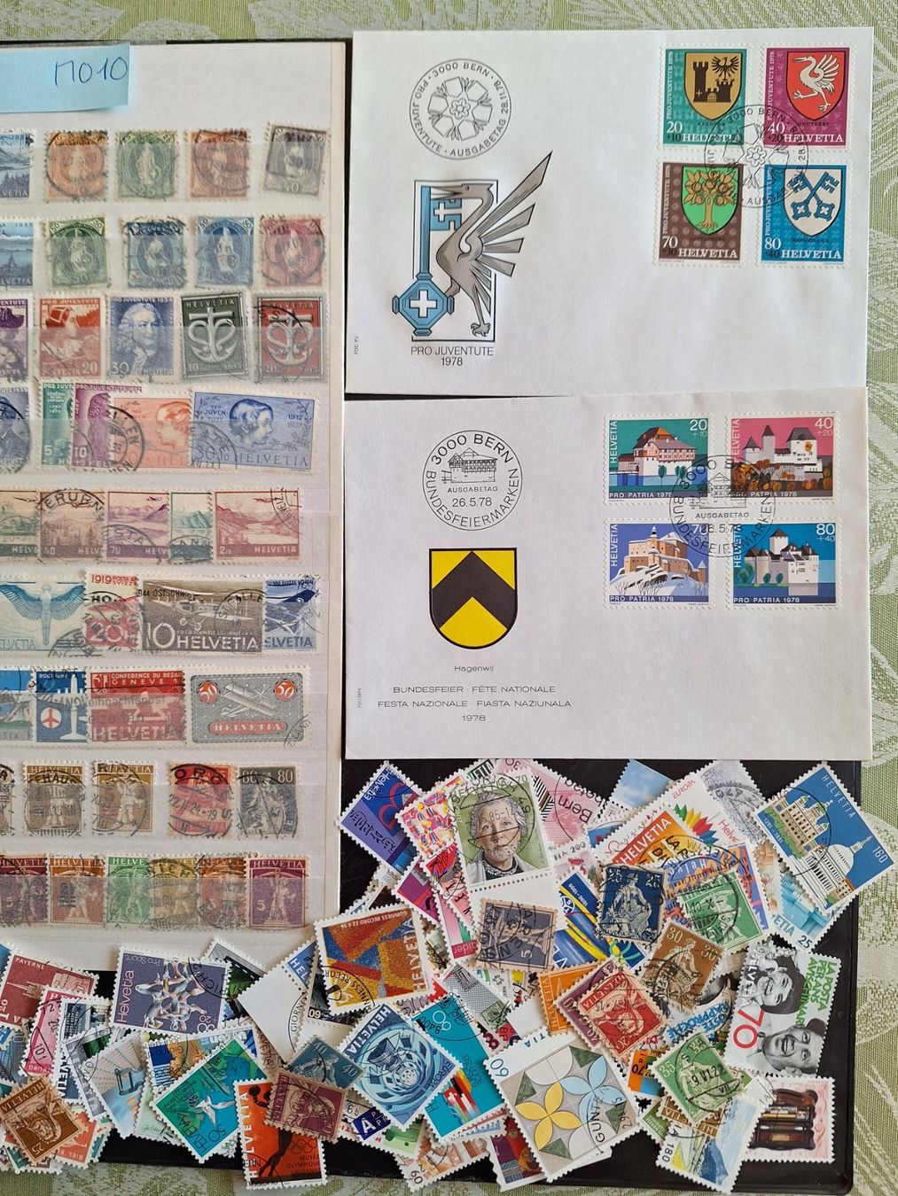 Alle Briefmarken: CH: 400 VERSCHIEDENE GESTEMPELTE (M010) – Gebraucht aus Genolier von Antoine30 3