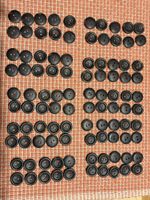100 Hemd Knöpfe / Schildpatt optik