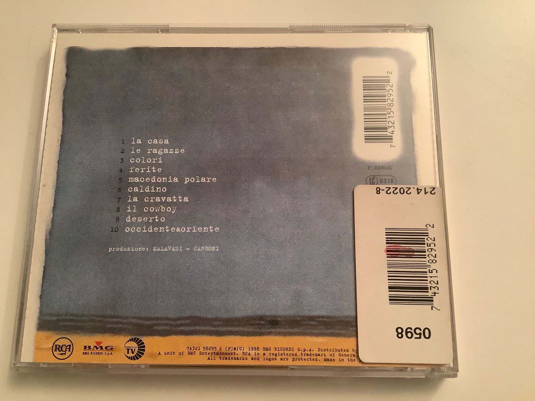 CDs: Carboni / carovana / 1998 – Gebraucht aus Dübendorf von Troll_88 1