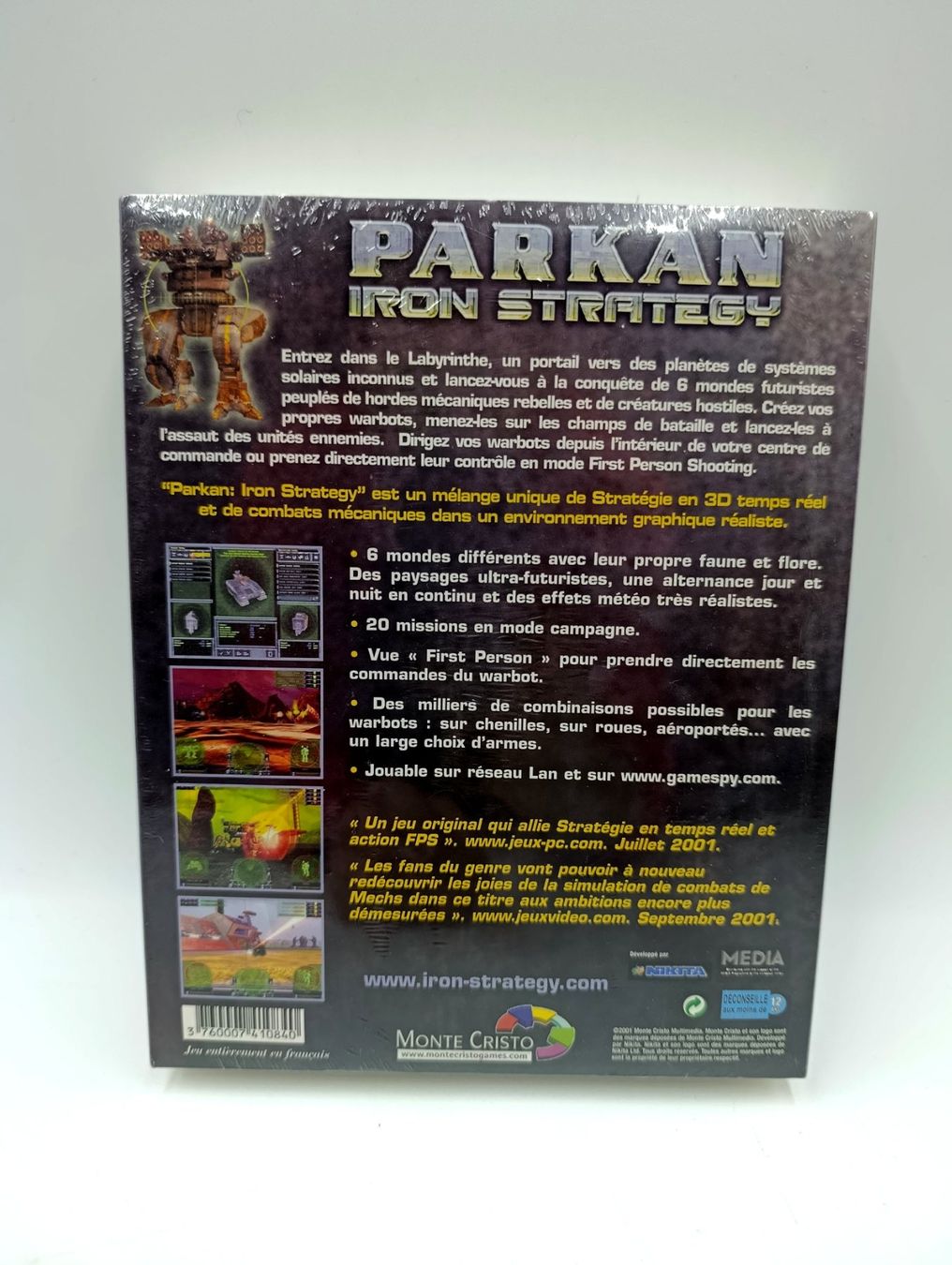 Giochi: Parkan Iron Strategy PC Big Box Game NEU – Nuovo e nell'imballaggio originale da Wil SG venduto da Donaldus 1