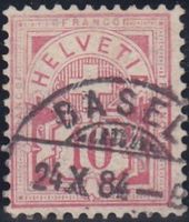 61Aa rosa, Stempel Basel 26.10.84