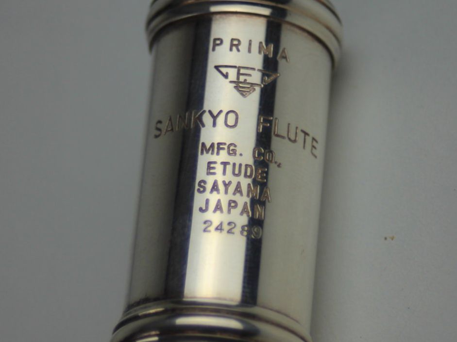 Sankyo Strumenti musicali: Sankyo Prima Etude Querflöte Silber 925 – Usato da Basel venduto da IRMAundFRED 1