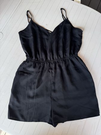 Combi-short noire synthétique S