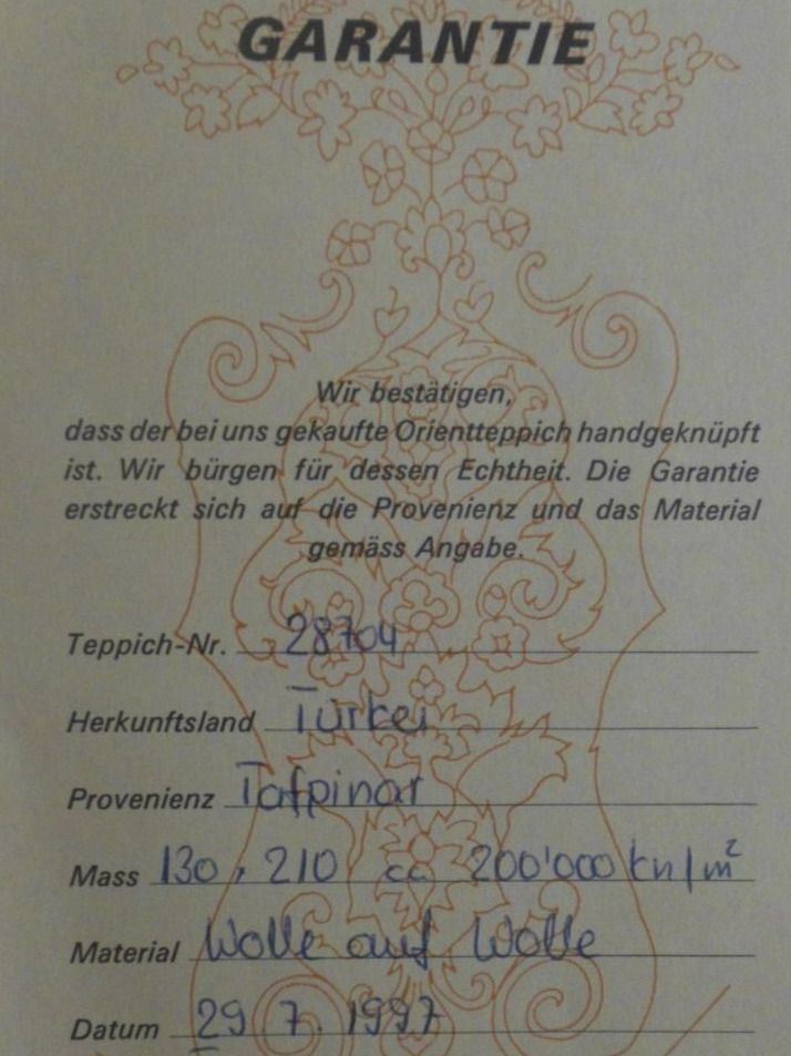 Tapis: Orientteppich – D'occasion à Oberurnen par simgug 3