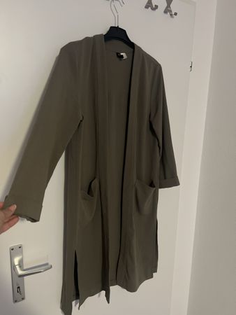 Grüner H&M Cardigan (Gr. 38, Jacke, Khaki)