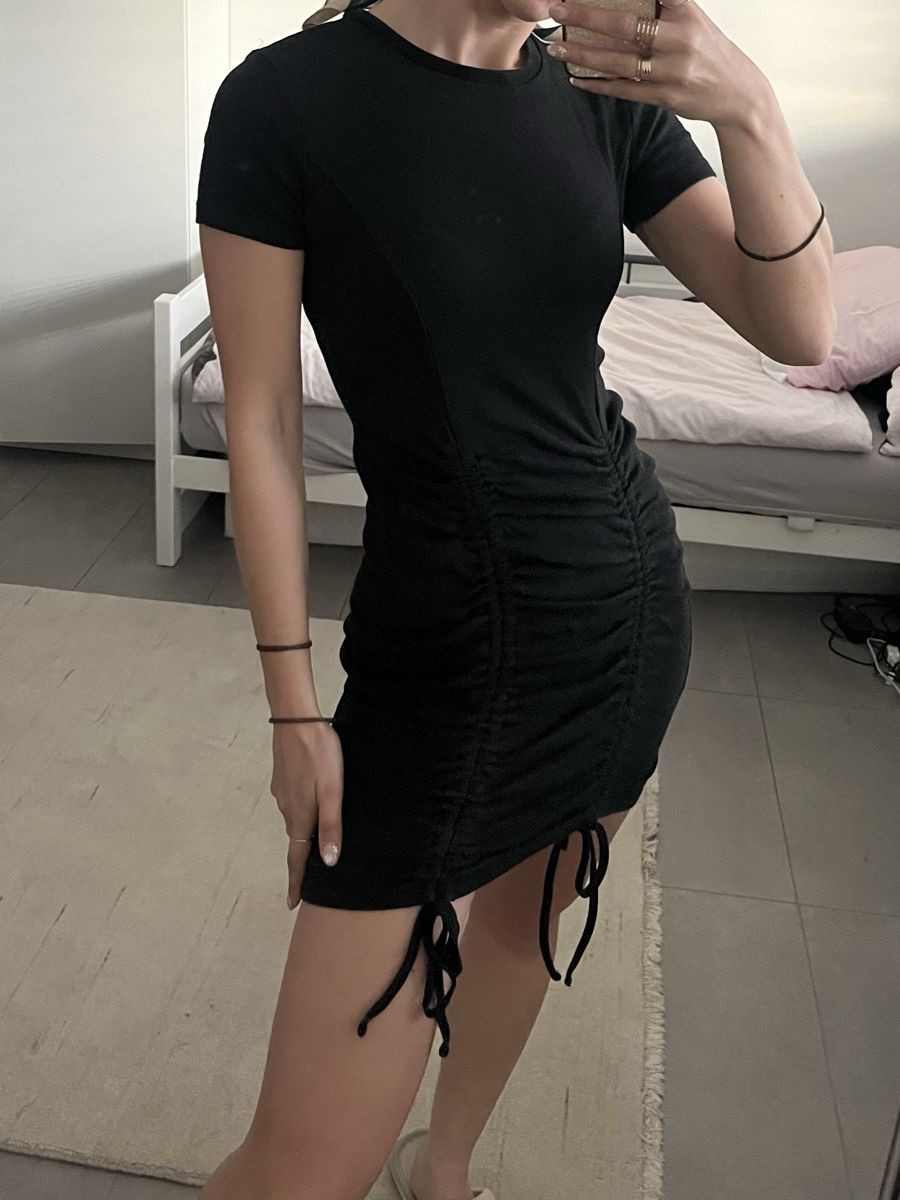 Tally Weijl Kleider: Robe noir moulante en coton taille S – Neu (gemäss Beschreibung) aus Aigle von sow_m7gm 1