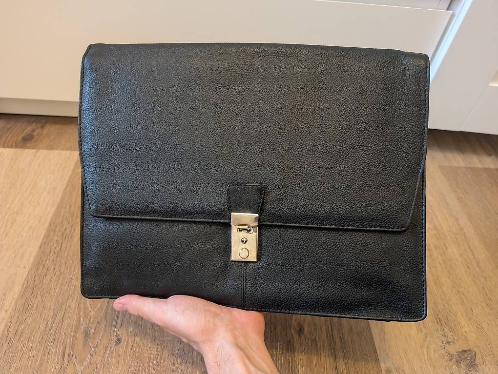 Koffer & Taschen: Ledermappe Ledertasche und Lederblock. Beruf Bewerbung – Gebraucht aus Hünenberg See von Klaus91