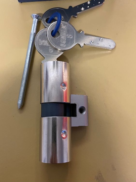 2 Stück Zylinder, Zylinderschloss 30/30 Mit 5 Messing Schlüsseln Profil