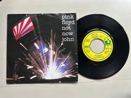 PINK FLOYD tolle rare Not now John Single Kult Top 80's