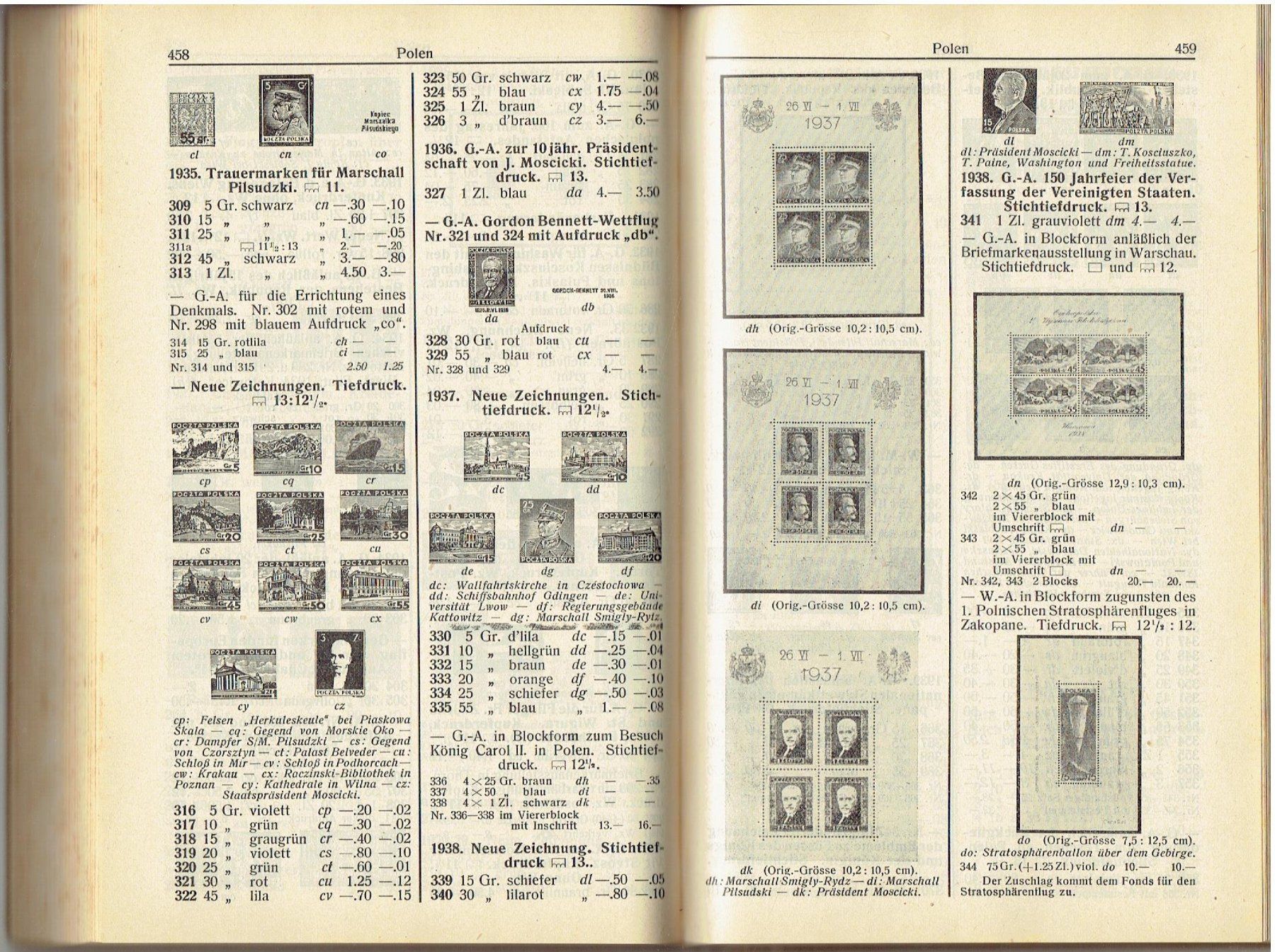 Libri: Zumstein Briefmarken Katalog 1942 – Usato da Flims - Dorf venduto da Stagediver 2