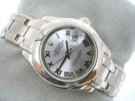 ROLEX PEARLMASTER 18K & DIAMANTEN  REF. 80329 DAMENUHR