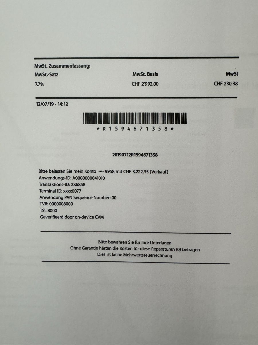 Apple Notebook: MacBook Pro 2019 – Usato da Wald ZH venduto da Carloiten 9