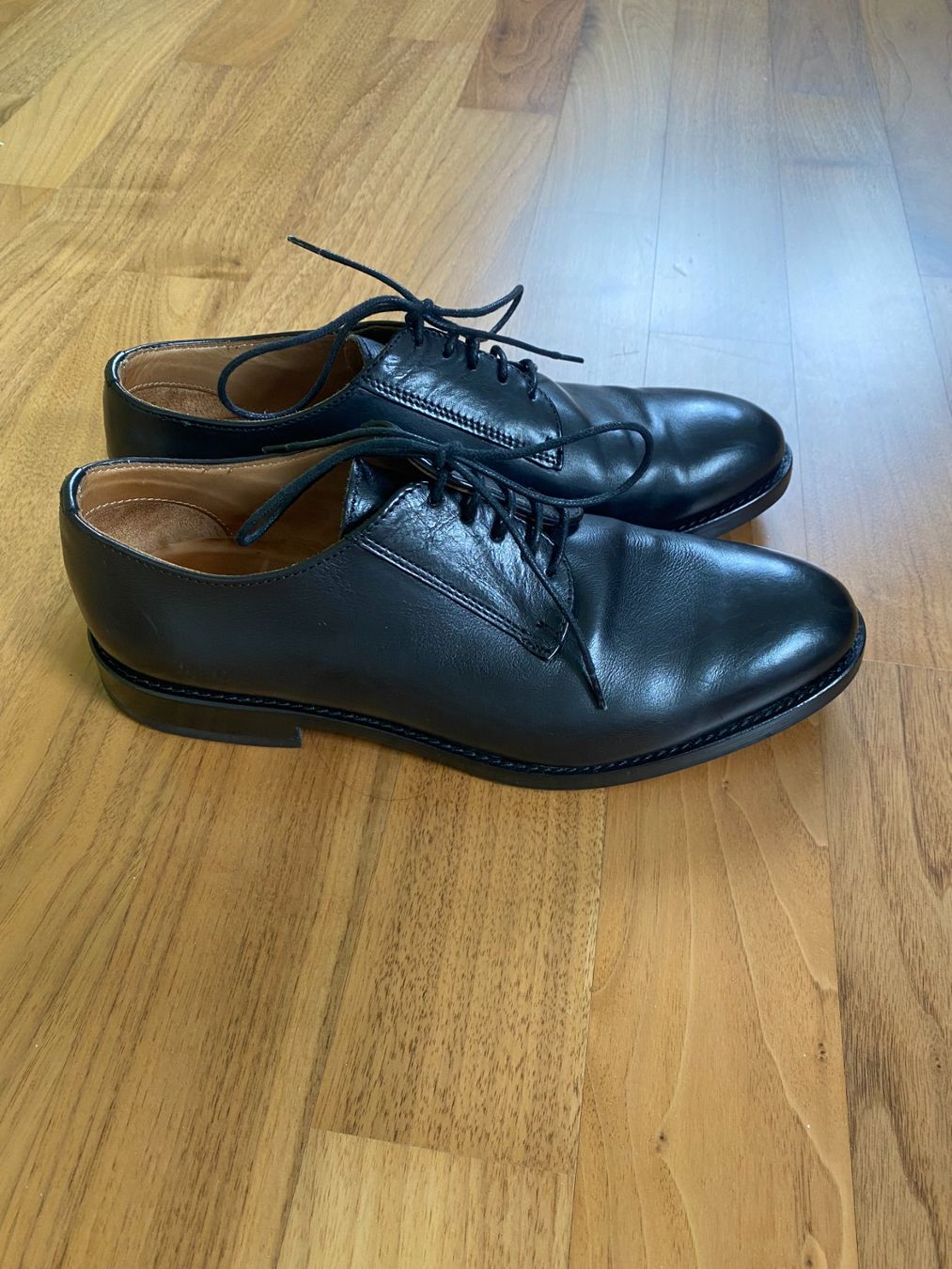 Scarpe da donna: Navyboot Damen Lederschnürschuh schwarz – Usato da Binz venduto da chr_5ljt 1