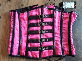 Burleska Korsett / Corsage pink Schnallen *NEU* 22 / 24 / 26
