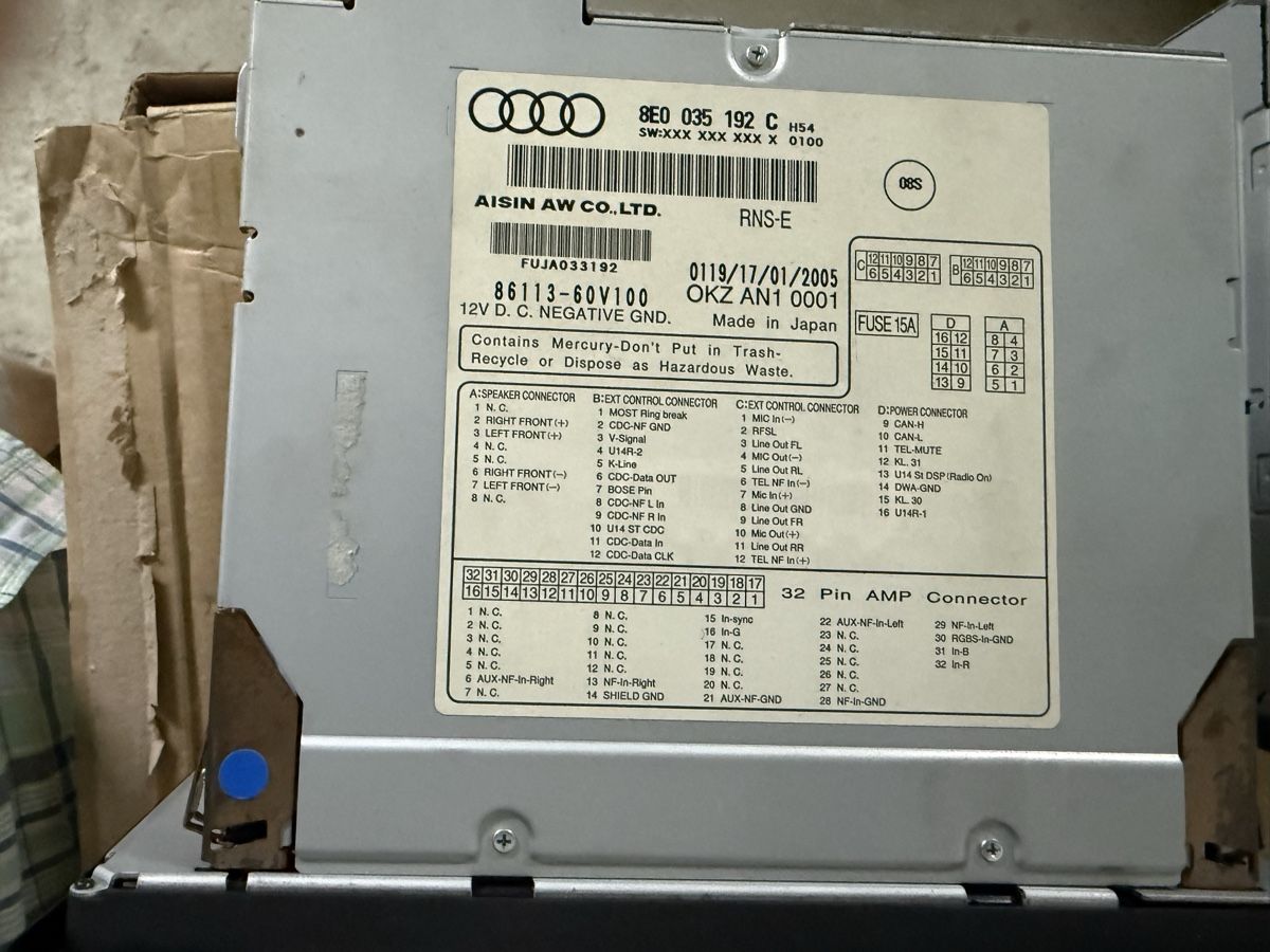 Radios: Audi RNS-E Navigation System mit CD-Wechsler und Zubehoer – Gebraucht aus Niederlenz von Lusado 7