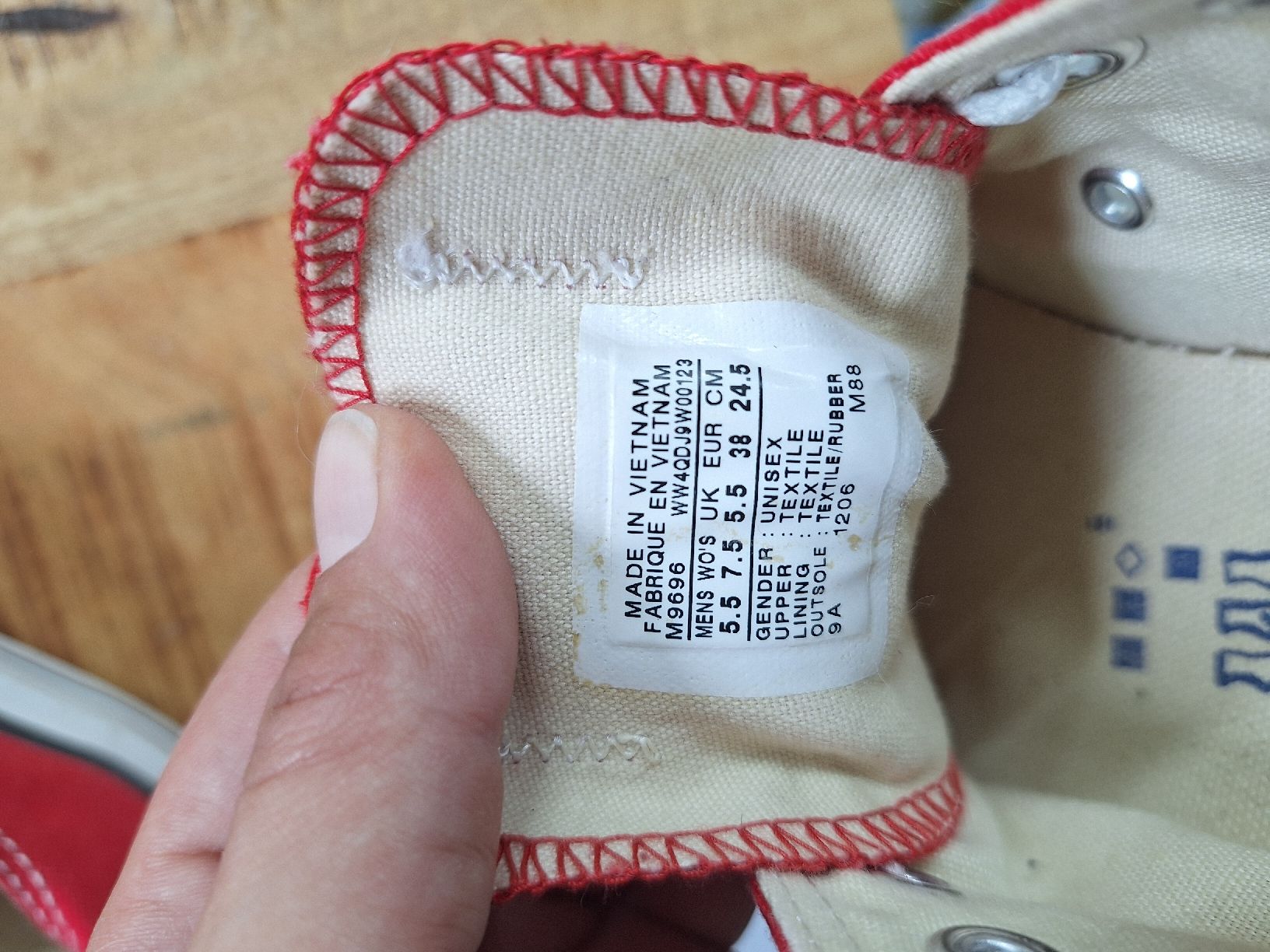 Converse Scarpe da uomo: Converse All Star Rot Grösse 38  – Usato da Aarau venduto da Chillkrot 5