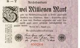 Berlin 2 Mil. Mark 1923 Ro.102b VZ++ Serie B-T Nr.059264
