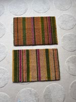 Fussmatten, Streifen, 2er Set, Grösse 40x60cm