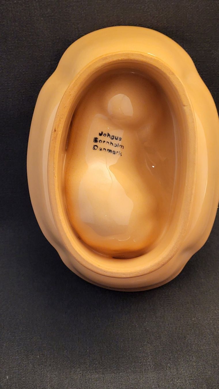 Statuette: Pudding-/Backform Keramik Löwen-Denkmal DANMARK – Usato da Basel venduto da spinne02 5