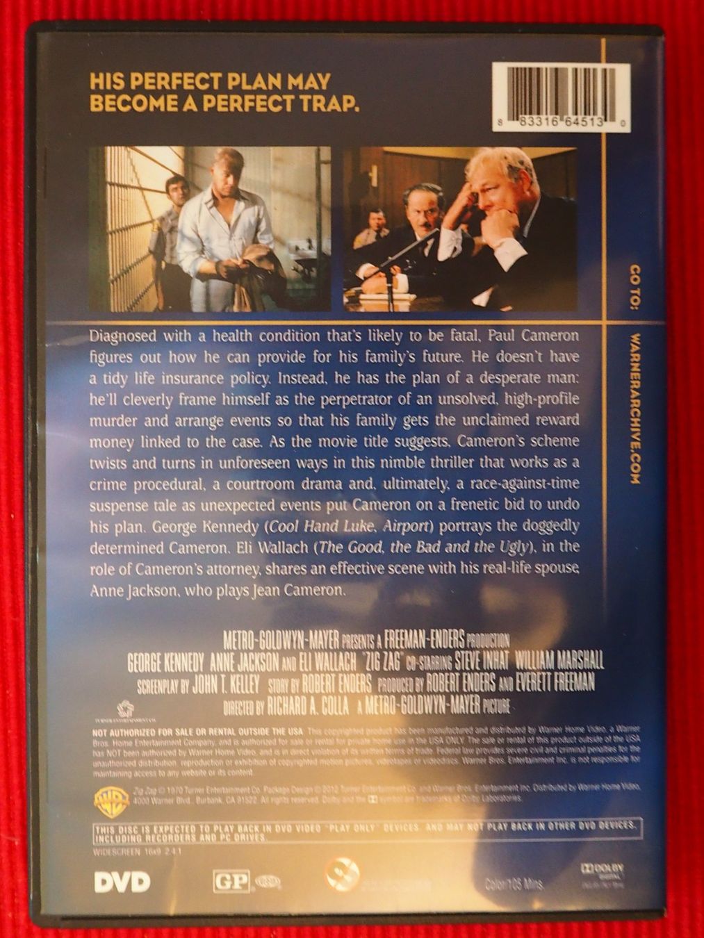 Tutti i DVDs: Zig Zag / George Kennedy / UK-Import – Usato da Chur venduto da dluli 1