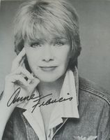 Anne Francis (1930-2011) Schauspielerin - Autogramm
