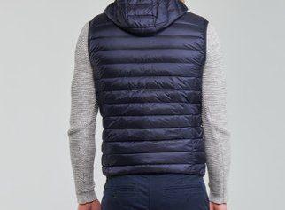 Jott Gilets & Westen: Jott Weste mit Kapuze L Daunenweste Steppweste Marine.. – Neu und originalverpackt aus Courlevon von Poleposition 4