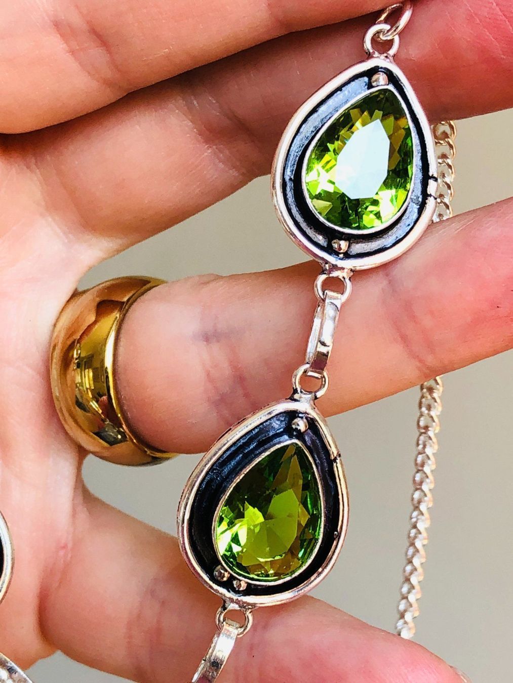 Catenine: PERIDOT – Nuovo e nell'imballaggio originale da Genève venduto da AGBERG 4