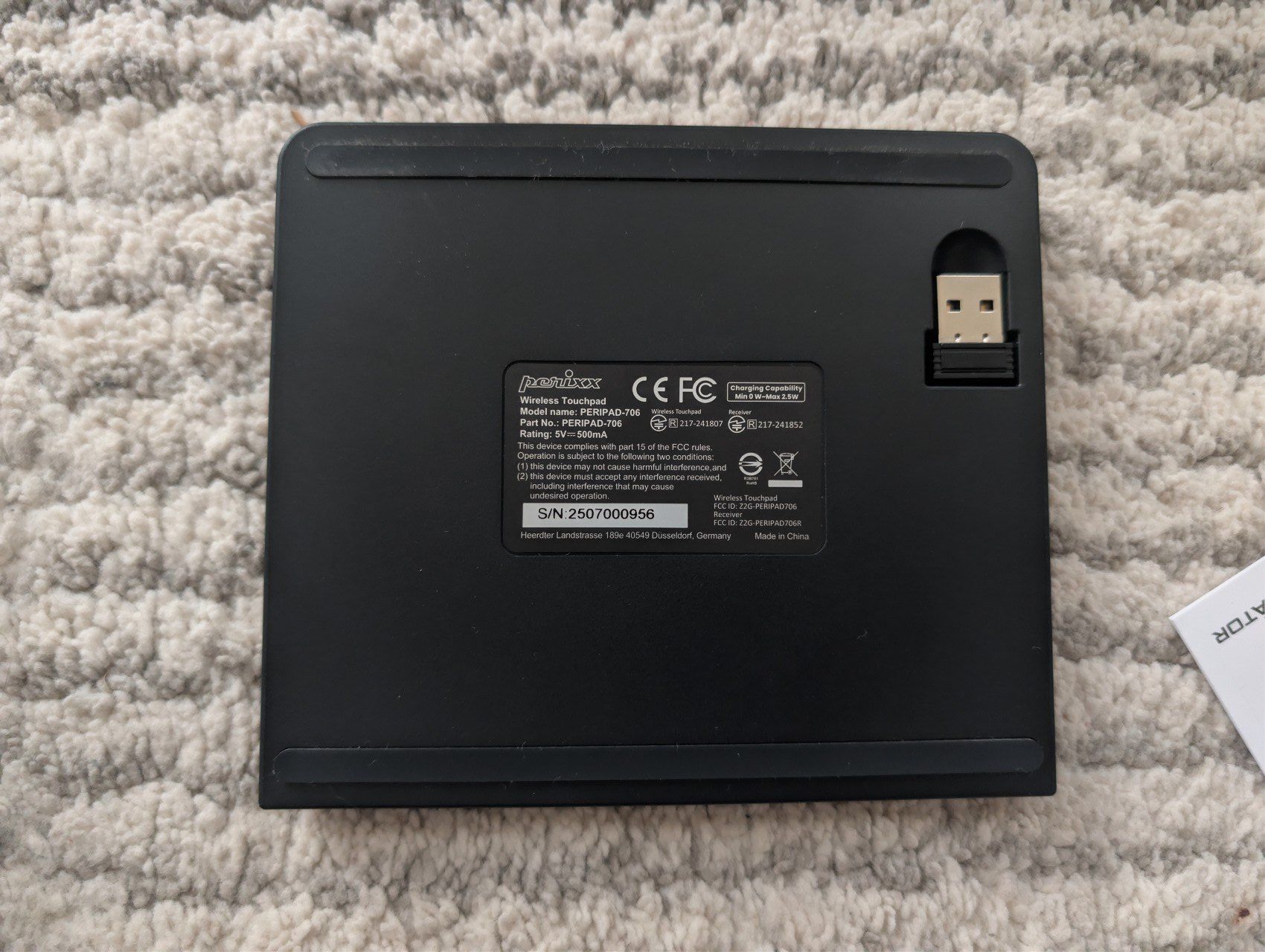 Maus: Grosses Perixx Wireless Touchpad - L - Bluetooth & 2.4 GHz – Gebraucht aus Bern von knuspersnack 3