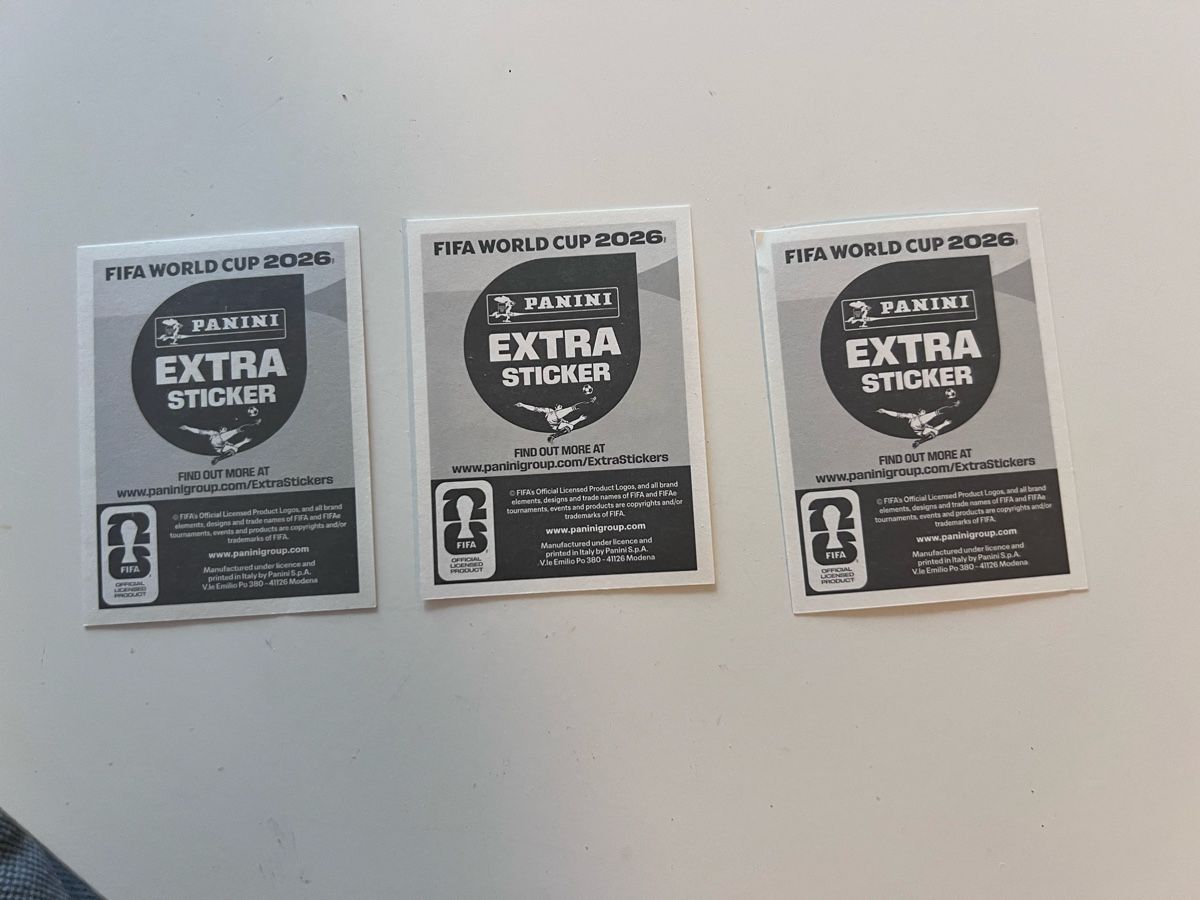 Panini Carte collezionabili: Panini extra stickers 3 pces – Nuovo (secondo la descrizione) da Sion venduto da jerermy1911 1